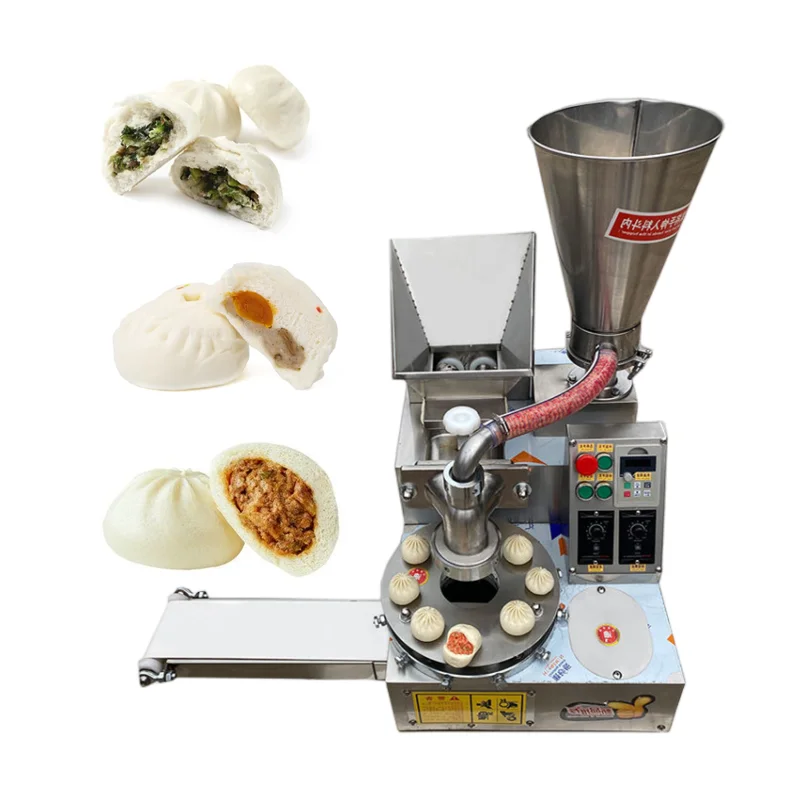 15-200g Popular Steamed Stuffed Bun Momo Making Machine Soup Dumpling Xiaolongbao Baozi Machine Baozi Bun Forming Machine