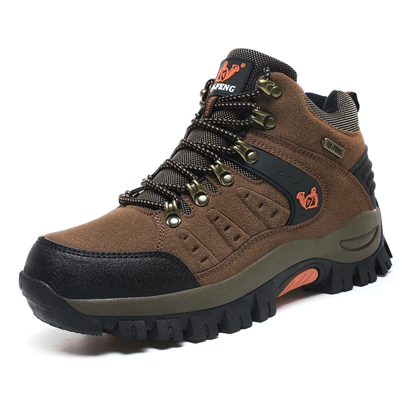 2024 Plus Size Couples Outdoor Mountain Desert Climbing shoes Men Women Ankle Hiking Boots Fashion Classic Trekking Footwear