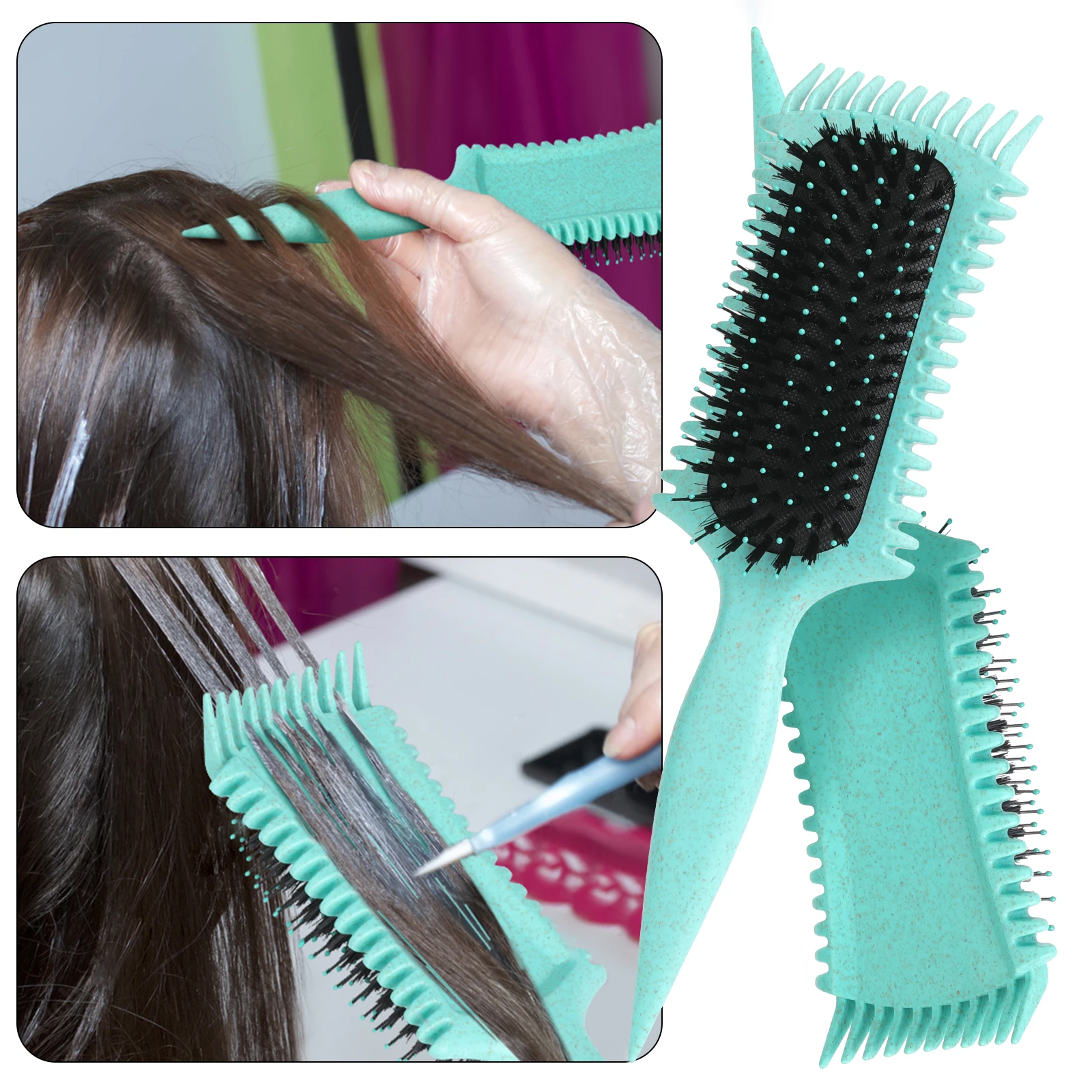 

1PCS Curly Hair Styling Brush Definition Tool Wrinkle Removal Wet Comb for Entangled Curly Hair Hairdressing Accessory