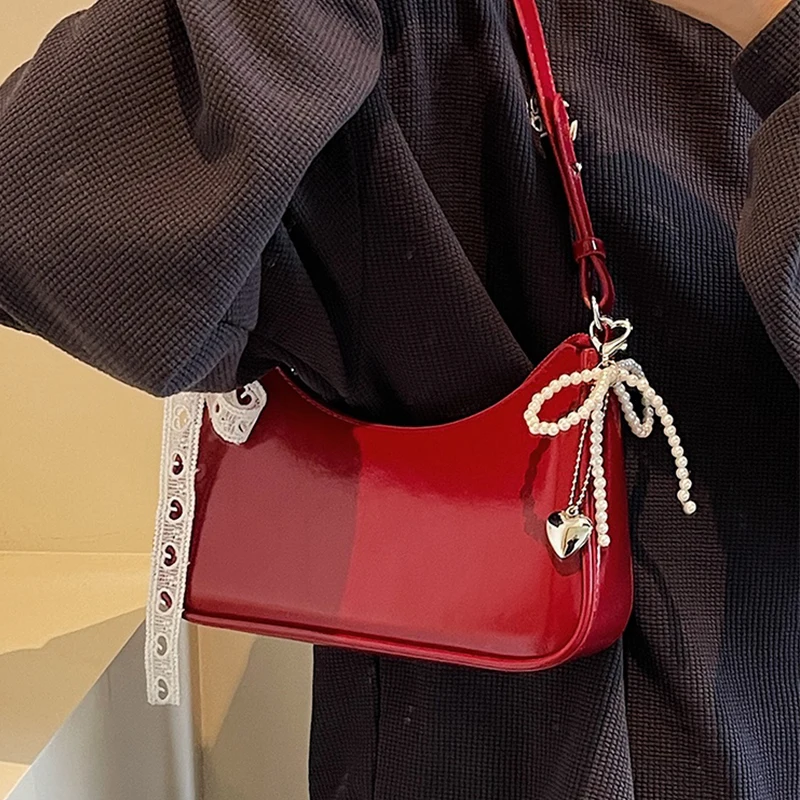 Bow Pu Leather Wome… - image