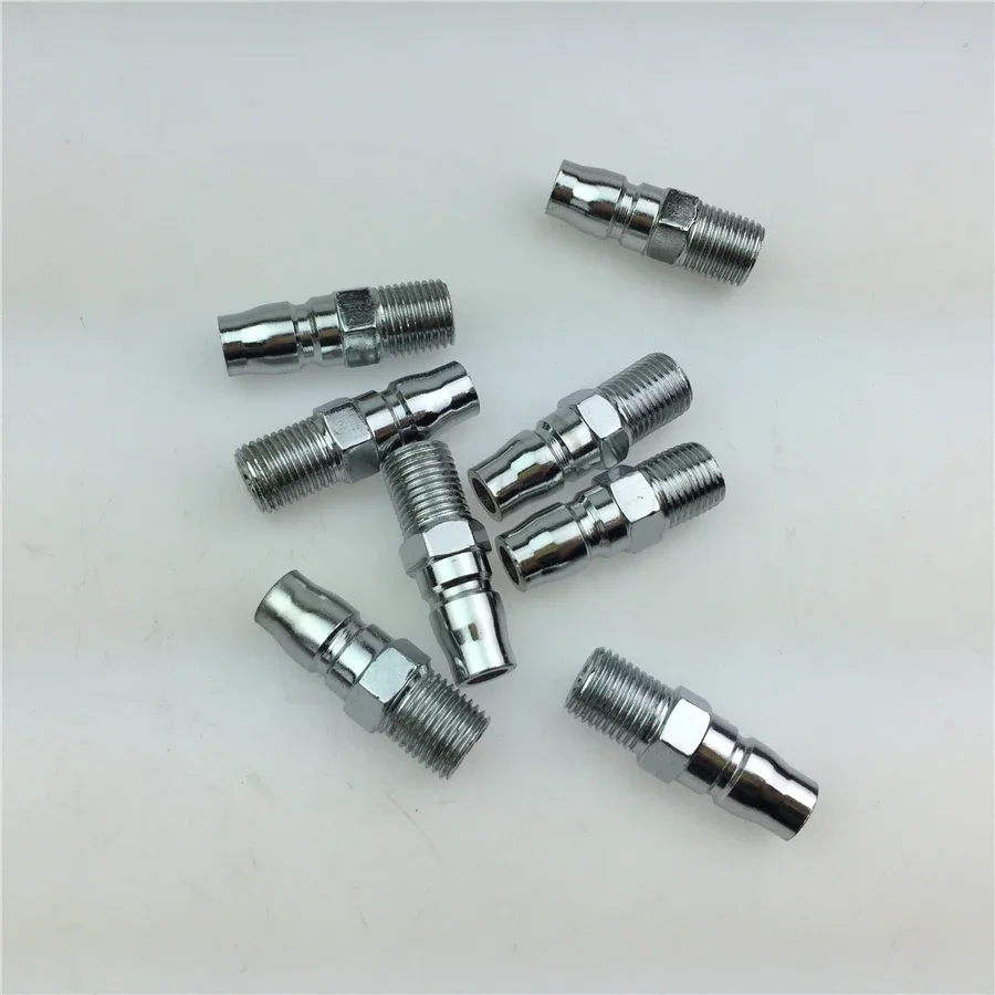 Motorcycle Outside The Wire Pneumatic C - Type Quick Tracheal Plug Connector Air - Pressure Fittings Inlet Joints 8pcs