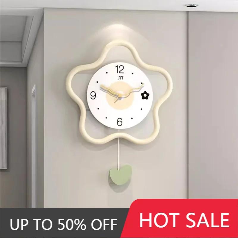 Nordic Creative Xenomorph Wall Clock Cute Art Decor Silent Wall Watch For Living Room Bedroom Home Decorative Ornaments