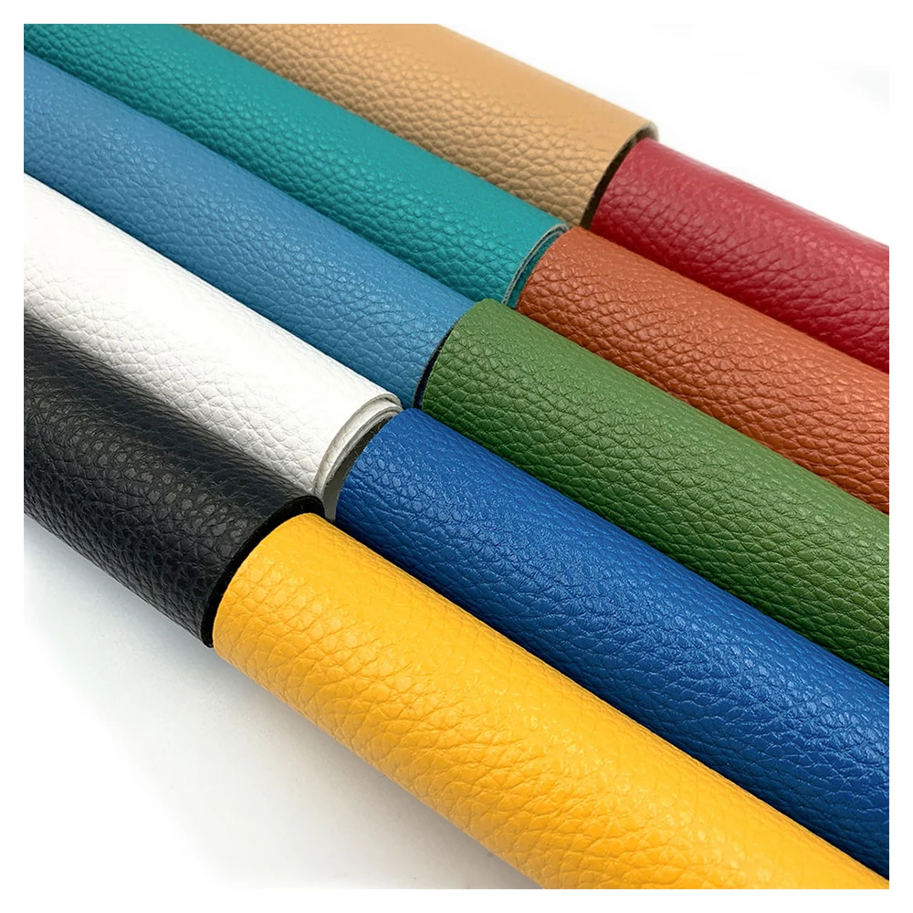 A4 Pebbled Vegan Leather Sheet 0.6mm Waterproof Doll Shoes Making Fabric Brooch Earring DIY Kit Litchi Texture Crafting Material