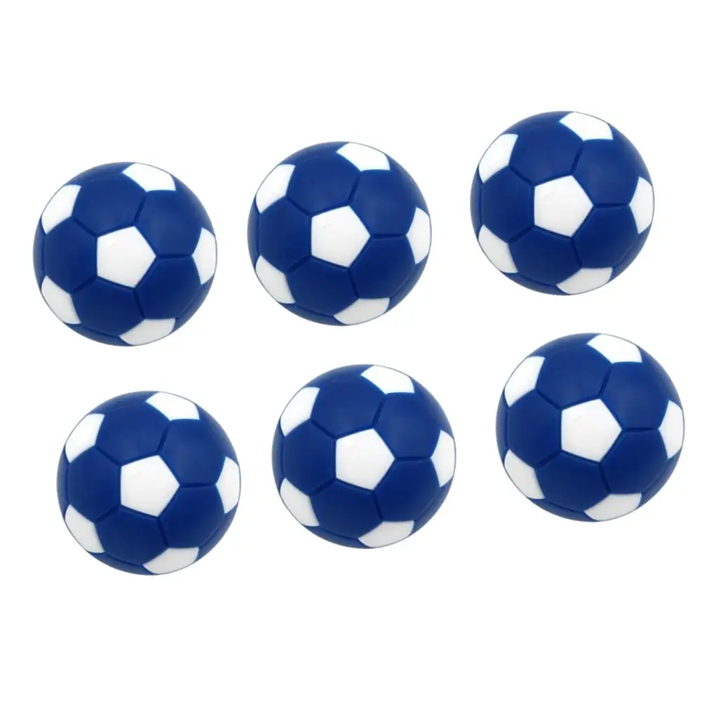 6 Pack (32mm Diameter) Table Soccer Football Foosball Balls Fussball Replacement