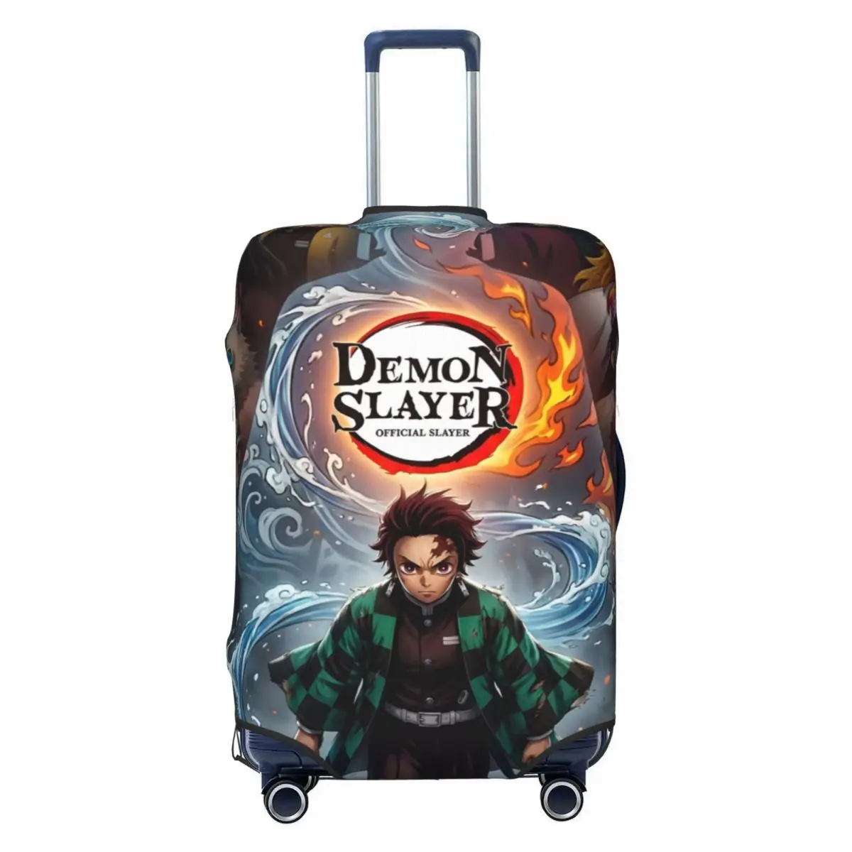 

Чехол для чемодана D-Demons Slayers, пылезащитный, с изображением японских аниме-персонажей, классических героев, защитный чехол для багажа, 18-32 дюйма