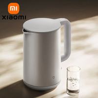 XIAOMI MIJIA Electric Kettles S1,Double Wall,1800W,4 Safety, Food-Grade 316L Stainless,1.7L Water Boiler,CN Version with Adapter