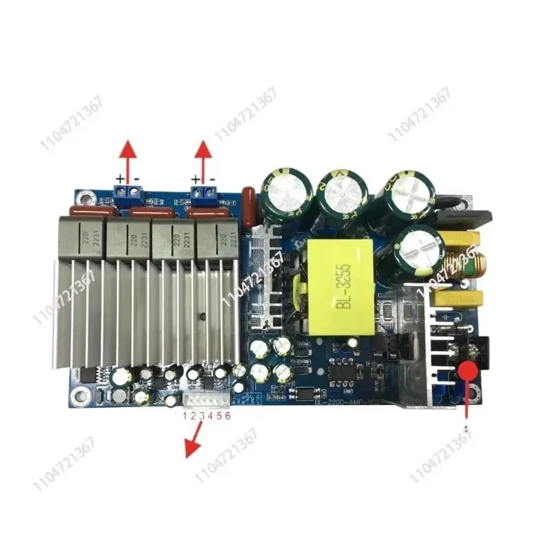 TPA3255 Chip HIFI Digital Power Amplifier Board Module, Class D 2.0 Dual Channel Stereo High Power Amp Board 300W*2