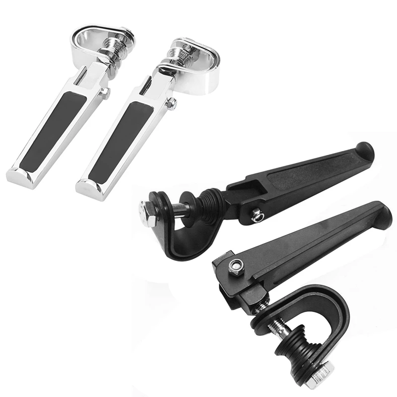 Motorbike Footrest Folding Bumper Footpegs Footpeg Bracket For  Honda Suzuki