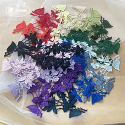Vines Flowers and Leaves Mirror Patchs,Children's Clothing Dress Lace Applique.Handmade DIY Lace Clothing Accessories RS252133