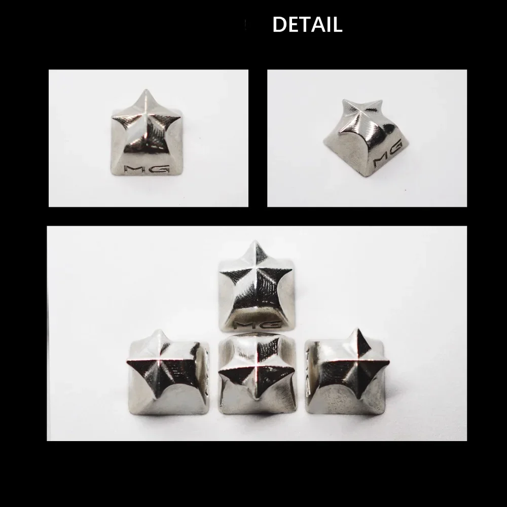 Imagem -04 - Star Theme Keycap para Teclado Mecânico Copper Alloy Custom Seta de Metal Personalizada Gaming Keyboard Acessórios Cherry mx