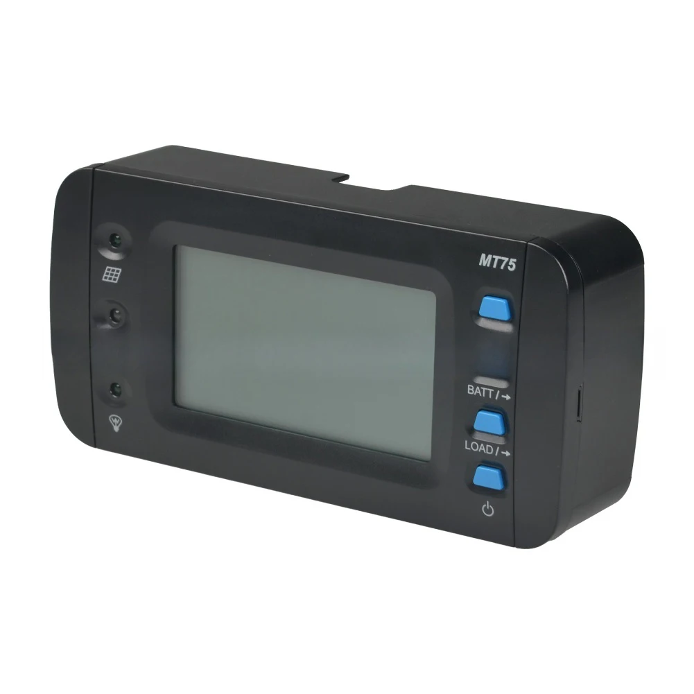 

MT75 Remote Meter for EPEVER Solar Controller and Inverter with 4 7 Inch Backlit LCD and RS485 Connection for Remote Monitoring