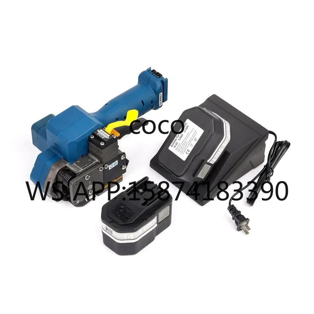 Z323 Portable Electric Strapping Machine for 16-19mm PET/PP, High Tension 3000N Battery Operated Packing Tool