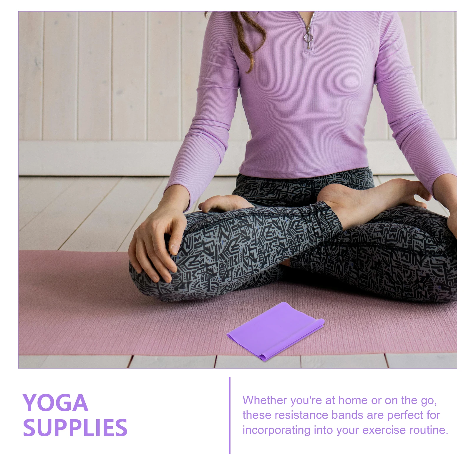 

Yoga Stretch Band for Girls High Tensile Strength No Deformation Ideal for Gym Outdoor Sports Training Classes