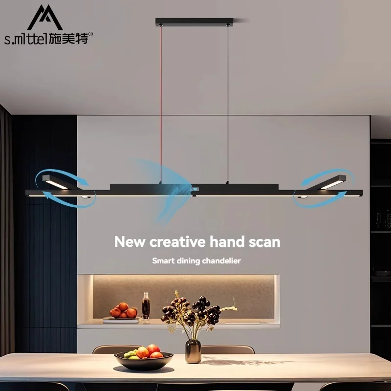 LED Pendant Lights Hand Sweep Smart Sensor Pendant Lights LED Hand Scan Hanging Lamps for Kitchen Island Dining Living room