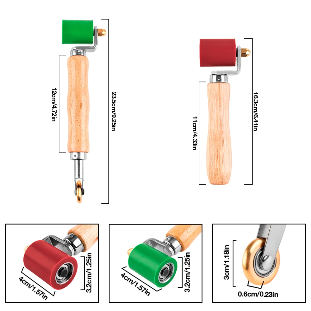 40mm Silicone Handwheel High Temperature Resistant Seam Roller PVC/TPO/EPDM Welding Tool Accessory For Wallpaper/Canopy Pressing view 2