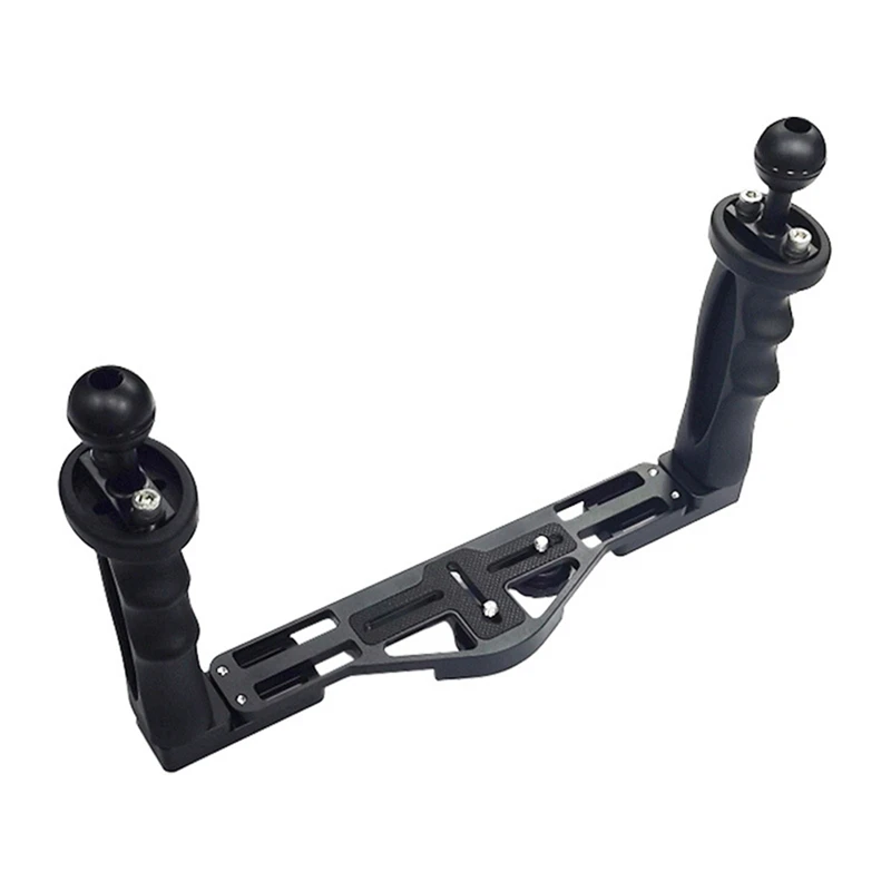 

Underwater Camera Tray Stabilizer Dual Handle Rig, Underwater Tray Stabilizer Housing Bracket For Photography-ABRI