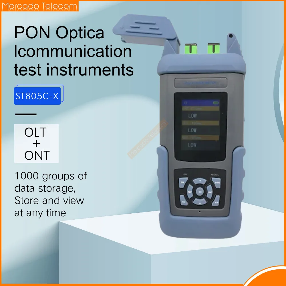 

SENTER ST805C-X Оптический измеритель мощности Pon GPON EPON XPON 1310 1490 1550 нм Измеритель мощности Pon