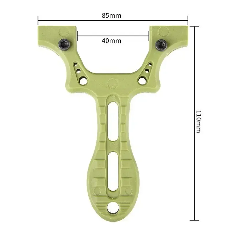 Portátil Quick Press Slingshot, Slingshot Verde, Tiro ao ar livre, High Precision Sling, Caça Acessórios