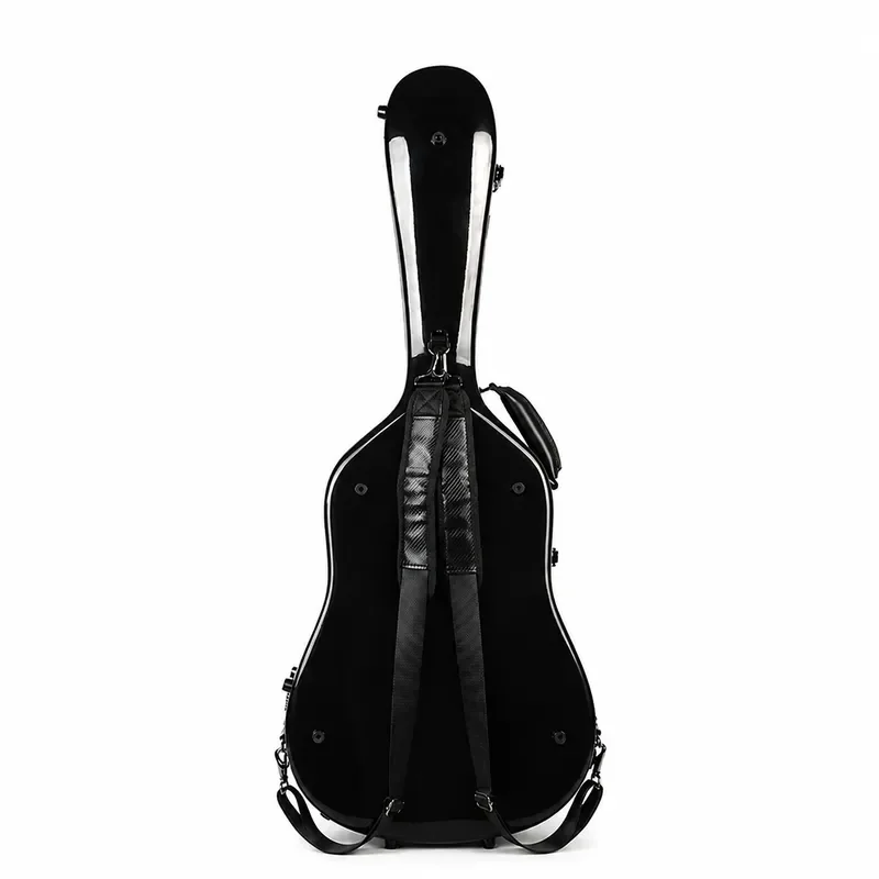 FRP Aviation Material Folk Guitar Case Waterproof Shockproof Hard Shell Protective Gig Bag for Acoustic Guitar Direct Sales
