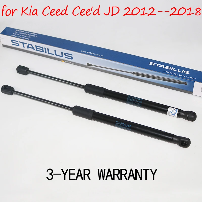 Qty(2) Trunk Struts for KIA CEED CEE\'D JD 2012--2018 Rear Tailgate Boot Gas Springs Struts Shock Lift Supports Rod Arm Bar
