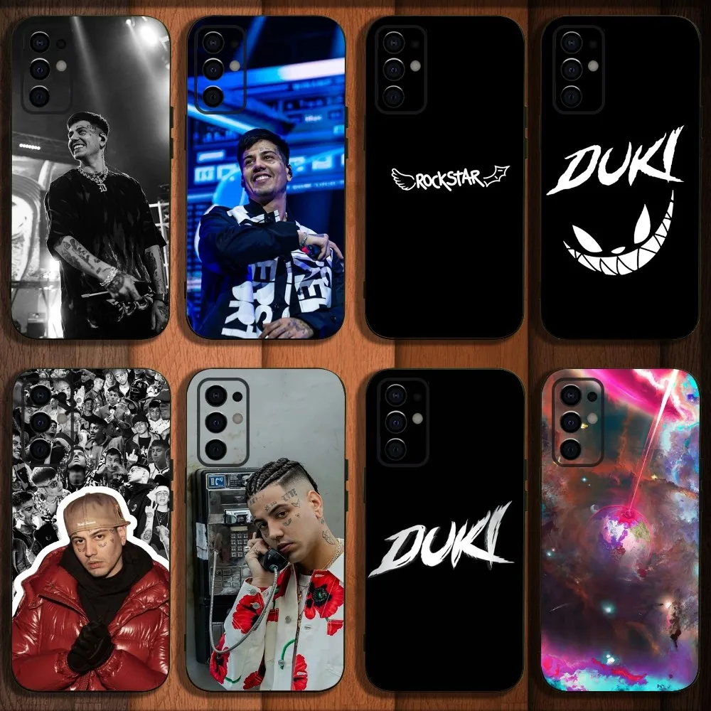 

Duki Rapper Phone Case For Samsung S24,S21,S22,S23,S30,Ultra,S20,Plus,Fe,Lite,Note,10,9,5G Black Soft Cover