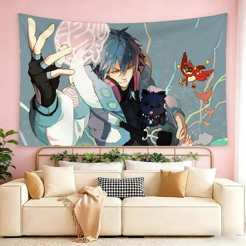Game DRAMAtical Murder Aoba Flags Wall Hanging Tapestry Outdoor Garage Room Decorative flag Background Blanket