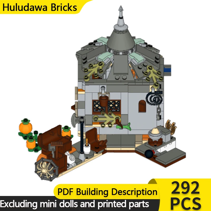 

Magical Movie Model MOC Building Bricks Enclosed And Detachable Cabin Modular Technology Children Holiday Gift Assemble Toy Suit