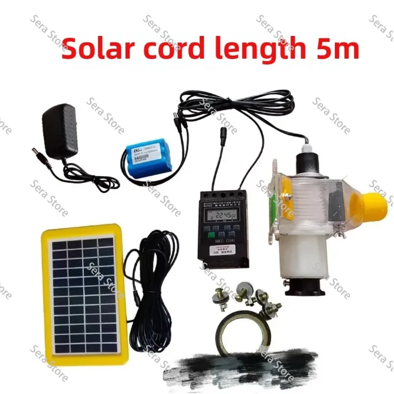 Pet Feeder Chicken Feeder Pigeon Automatic Timed Feeding Twelve Volt DC Discharging Machine Chicken Remote