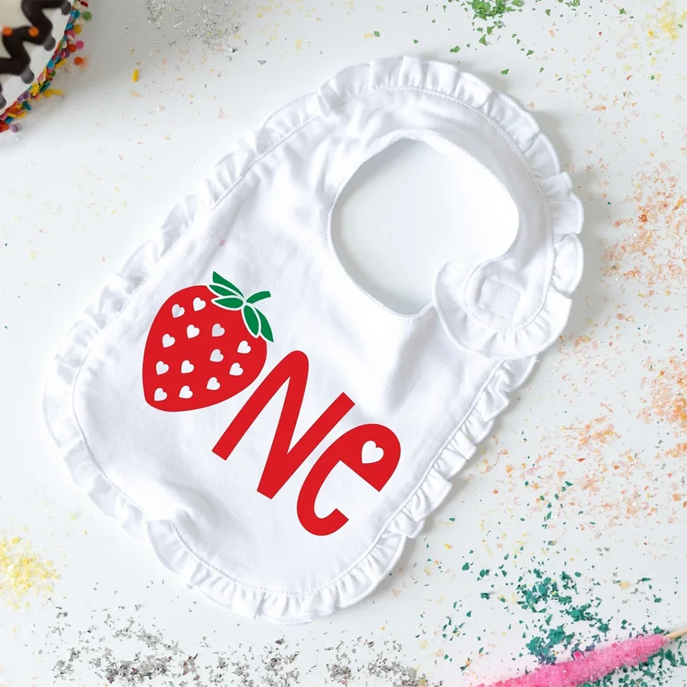 

My Berry First Birthday Bib One Berry Sweet Strawberry Themed Birthday Decoration Cake Smash Baby Shower Boy Girl Photo Props