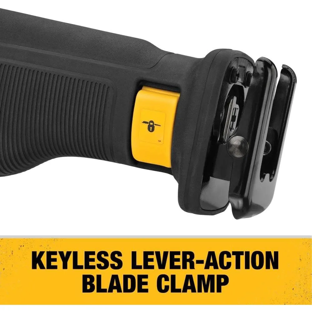 Serra alternativa sem fio 20V MAX XR com tecnologia de detecção de energia, opção somente ferramenta para uso profissional