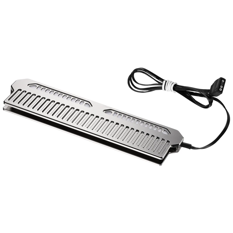 DDR4 DDR5 RAM 메모리 방열판 쿨러, 메모리 냉각 조끼, 알루미늄 라디에이터, 라이트 스트립, 9 열 패드