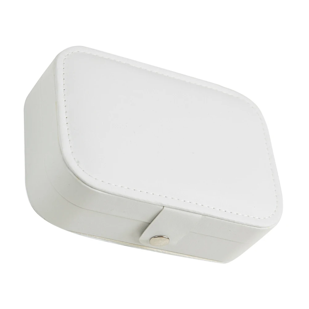 

PU Jewelry Box Ring Slots Earrings Compartment Travel ganizer Case Storage Solution Gift Idea Luxury Design Women