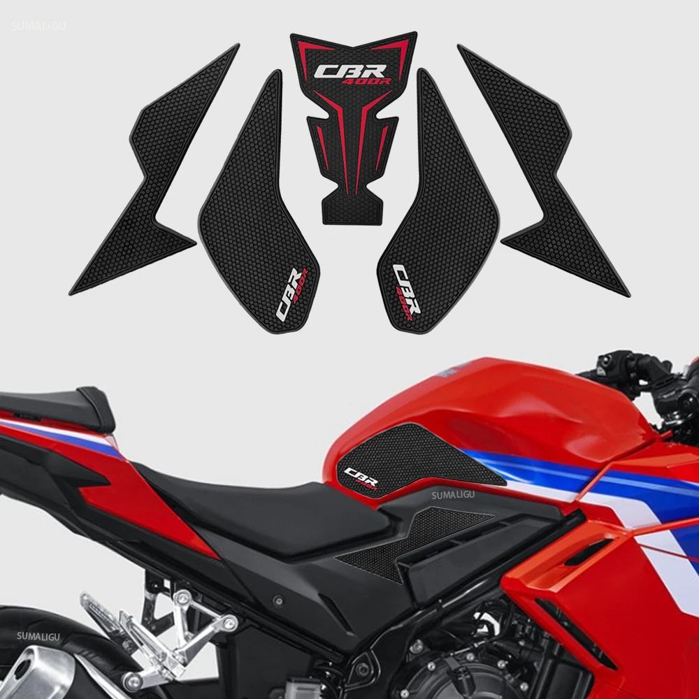 For Honda CBR400R CBR 400RR 2026 Motorcycle Side Fuel Tank pad Tank Pads Protector Stickers Decal Knee Grip Traction Pad