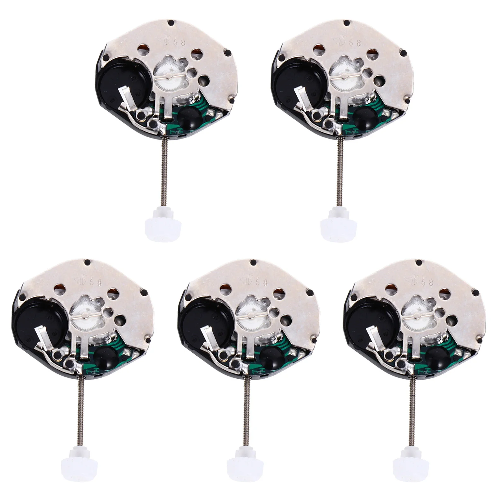 

5pcs Quartz Watch Movement Replacement Lightweight Compact Design Easy Installation Long Service Life Wristwatch Movement Parts