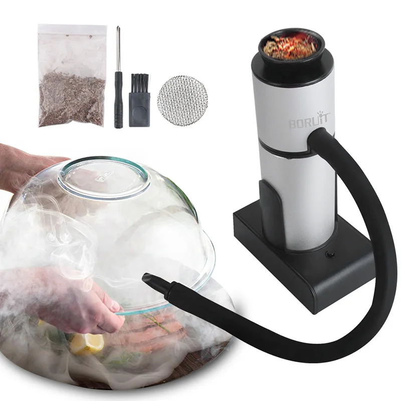 Smoked Machine1 Set Handheld Cold Smoker Food Cuisine Smoking Machine Useful Kitchen Utensil