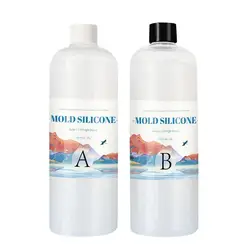 200/500g set A B 100/250g each DIY Silicone Mold Making Mixing Ratio 1:1 liquid Rubber Food Grade Fast Curing Liquid Silicone