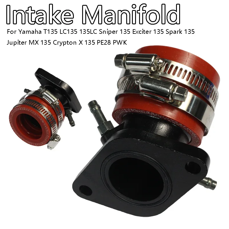 Intake Manifold For T135 LC135  Sniper Exciter  Spark Jupiter MX Crypton X 135 PE28 PWK