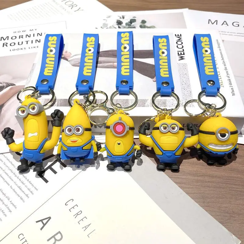 Miniso cartoon film Figure  Keychain  Pendant Doll Toy Cute Cool Cartoon Doll Toy Model Figure Decoration Kid Birthday Gift