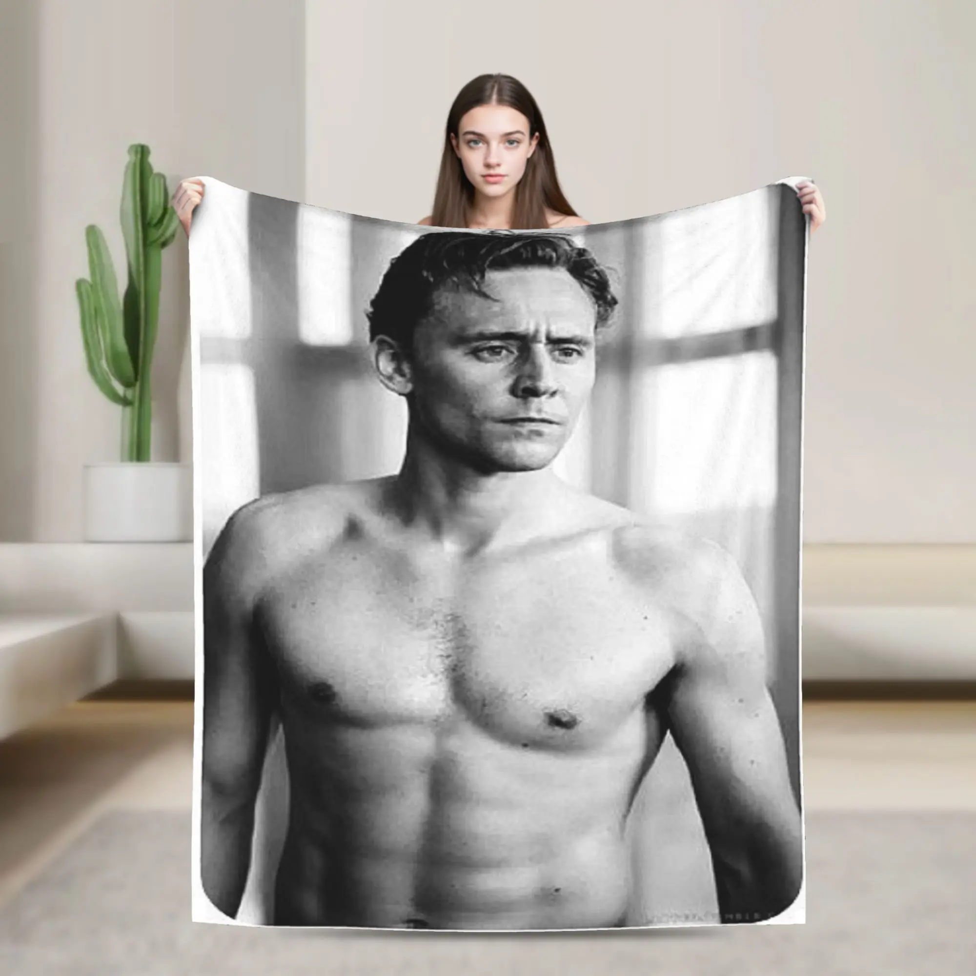 Tom Hiddleston  Blankets Ultra-Soft Velvet Healing Present  Throw Blanket Bedspreads