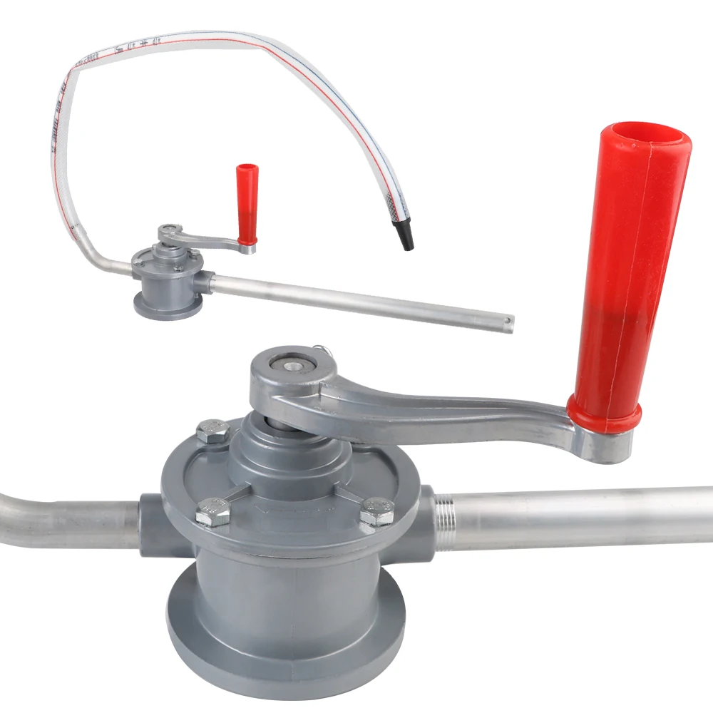 

С масляным шлангом, ручные кривошипные инструменты, вакуумные ручные насосы, алюминиевая шестерня, масляный инжектор ​ Ручной масляный насос, автомобильный Стайлинг, сифонная присоска, передача