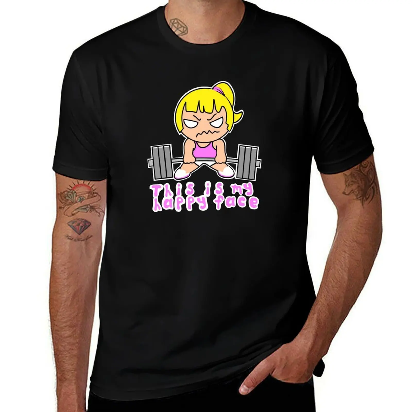 fitness girl, barbell girl, gym life girl, girls who lift T-Shirt Comfortable Work Wear Tee