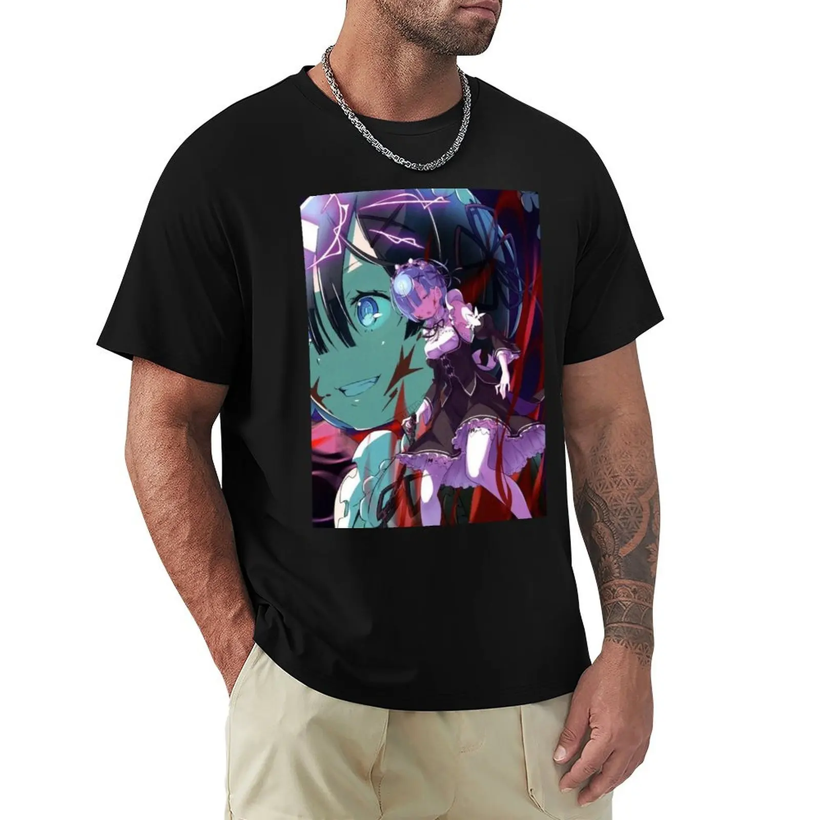 Re zero T-Shirt Big Size Simple T-Shirt