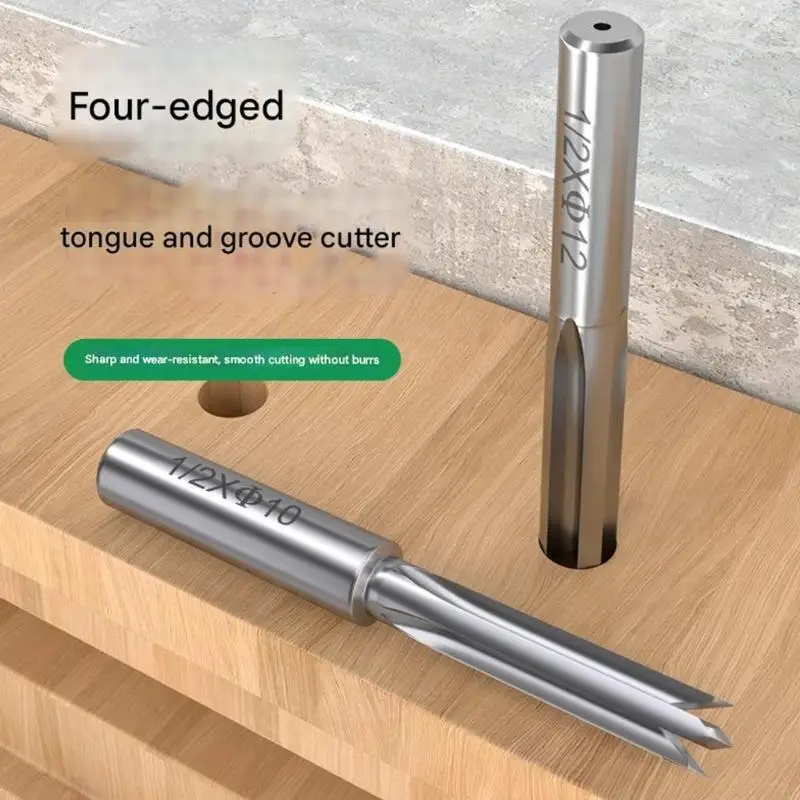 

High Precisely Bearings Steel Mortising 4Flute Woodworking Routers Bit M4YD