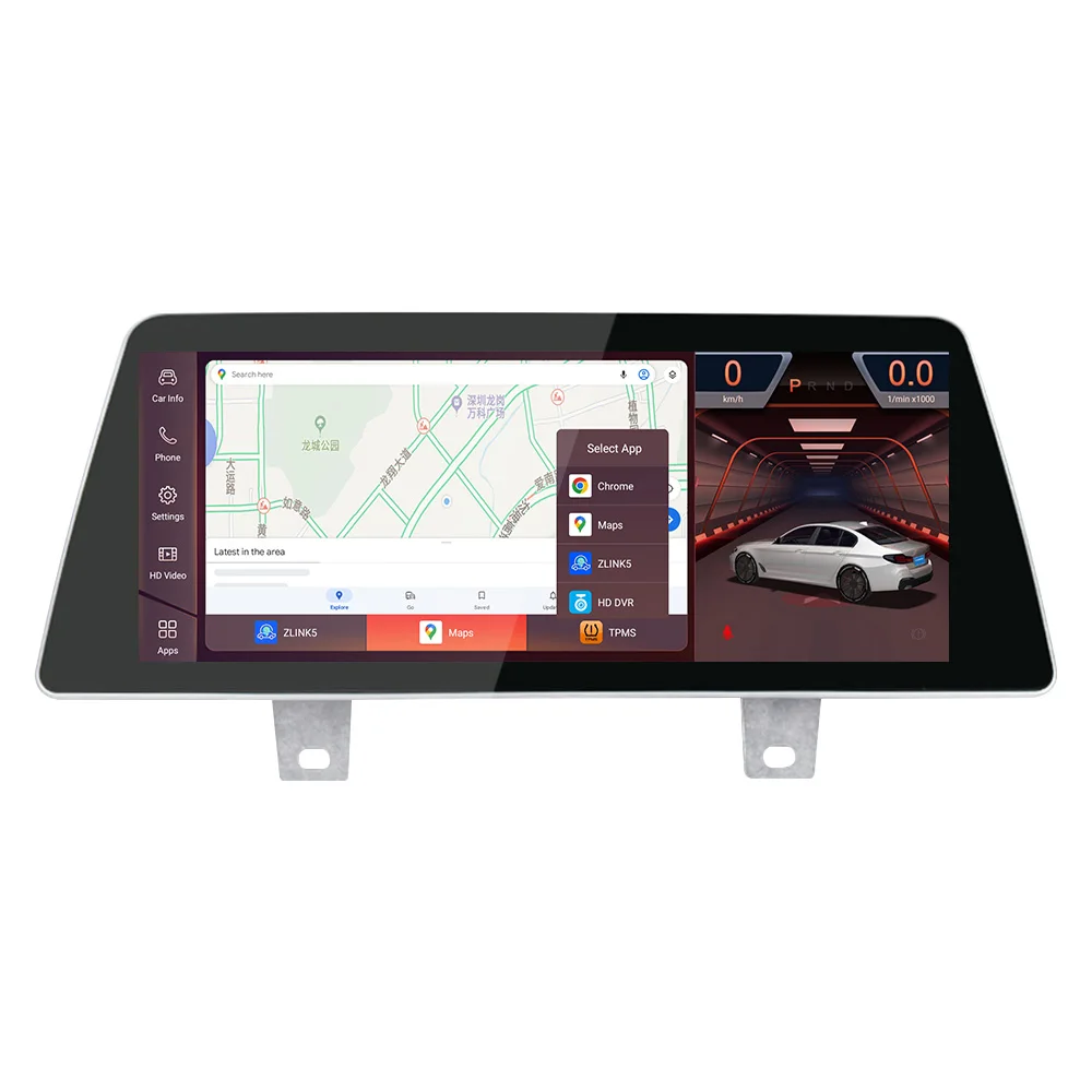 MEKEDE 10.25 Inch Snapdragon 680 Car Stereo For BMW 5 Series G30 G31 EVO Wireless CP Android Auto 4G LTE DSP GPS Navigation