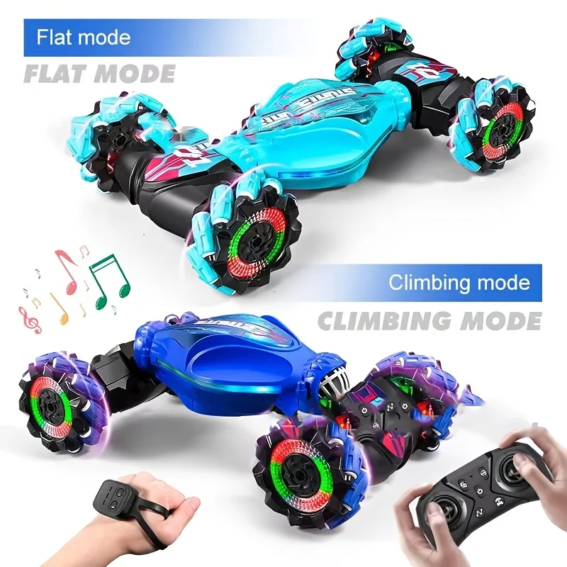 

Автомобиль с дистанционным управлением и датчиком жестов, полноприводный восхождение, внедорожная, перезаряжаемая литиевая батарея, беспроводной шатун 2,4 ГГц