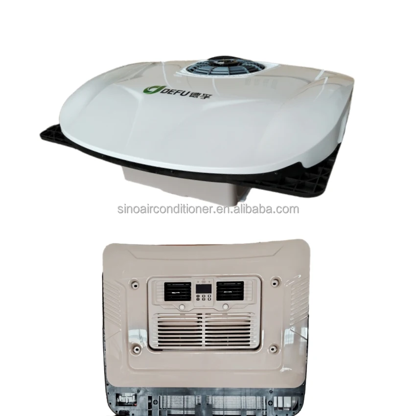 

Electric AC 12 Volt Roof 24V Parking Air Conditioning 12v Rooftop Air Conditioner For Trucks