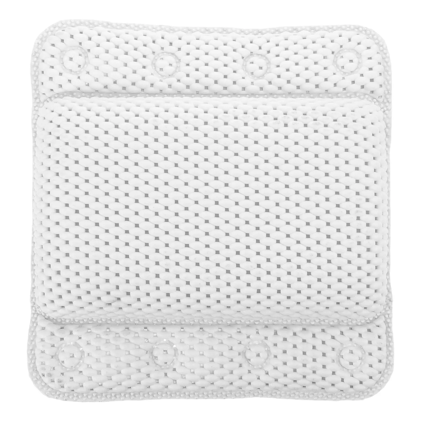 Breathable Bath Pillow Ergonomic Tub Cushion Soft PVC Sponge Nonslip Suction Cups Neck Back Support Hotel Level Luxury Spa
