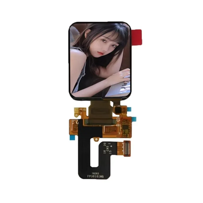 1.78 Inch Smart Watch Display Graphical Display Oled 368x448 Dots Amoled Glass with MIPI Interface 34 Pin FPC Connector
