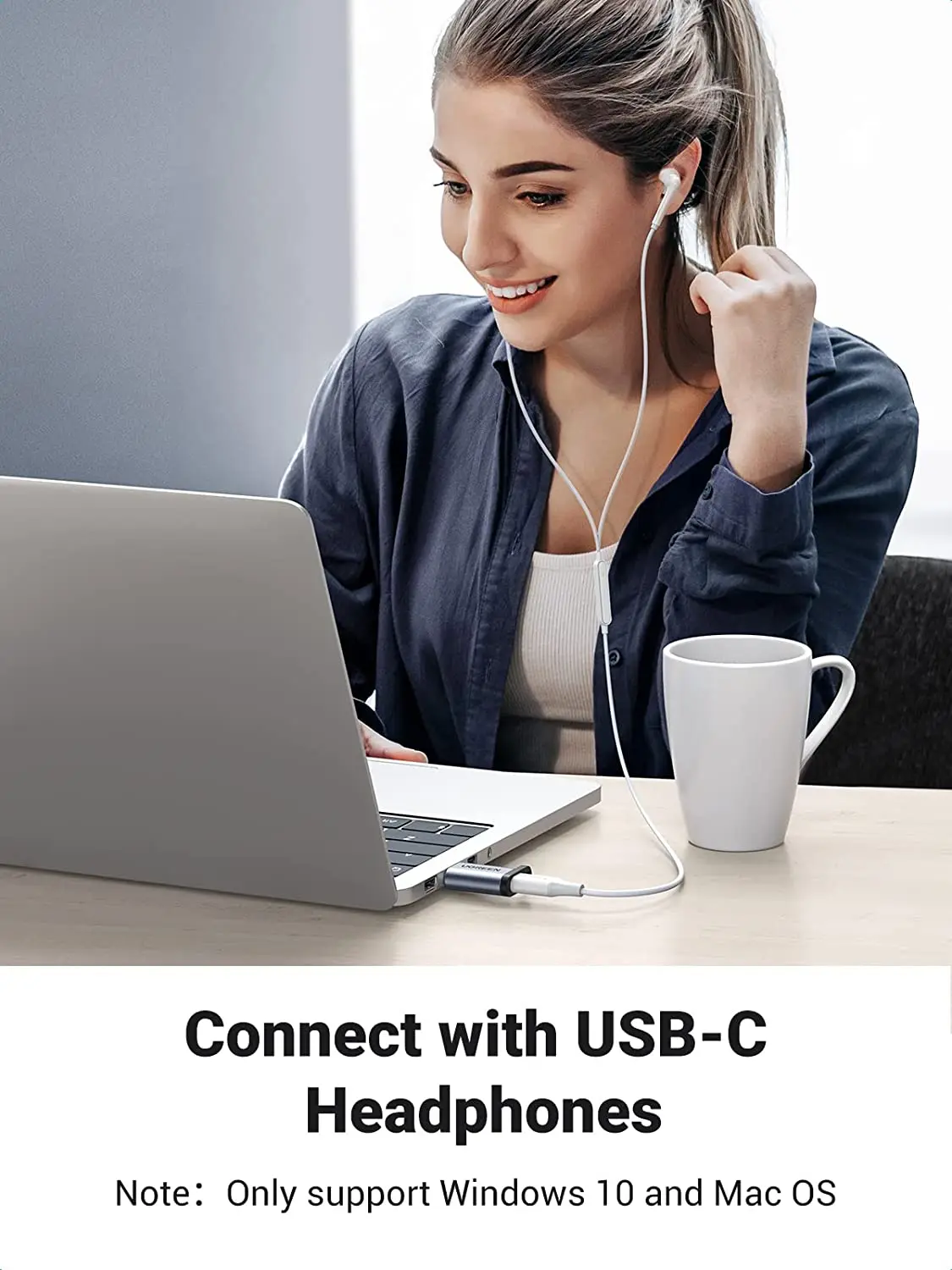 UGREEN USB Cメス-USBオス変換アダプター、Type C - USB A充電ケーブルコンバーター、高速データ転送アダプター