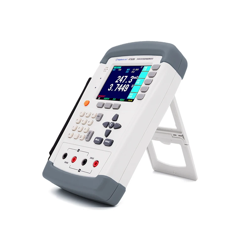 

ANBAI AT528/AT528L Handheld Battery Tester AC Resistance/DC Voltage Simultaneous Measurement with 4-Terminal Test Probe